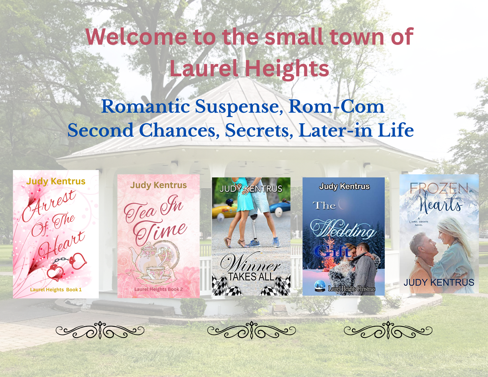 Laurel Heights books promo